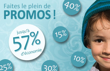 Profitez de nos promos - Jusqu'� 57% d'�conomie