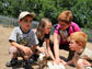 Dany et son fr�re visitent un parc animalier